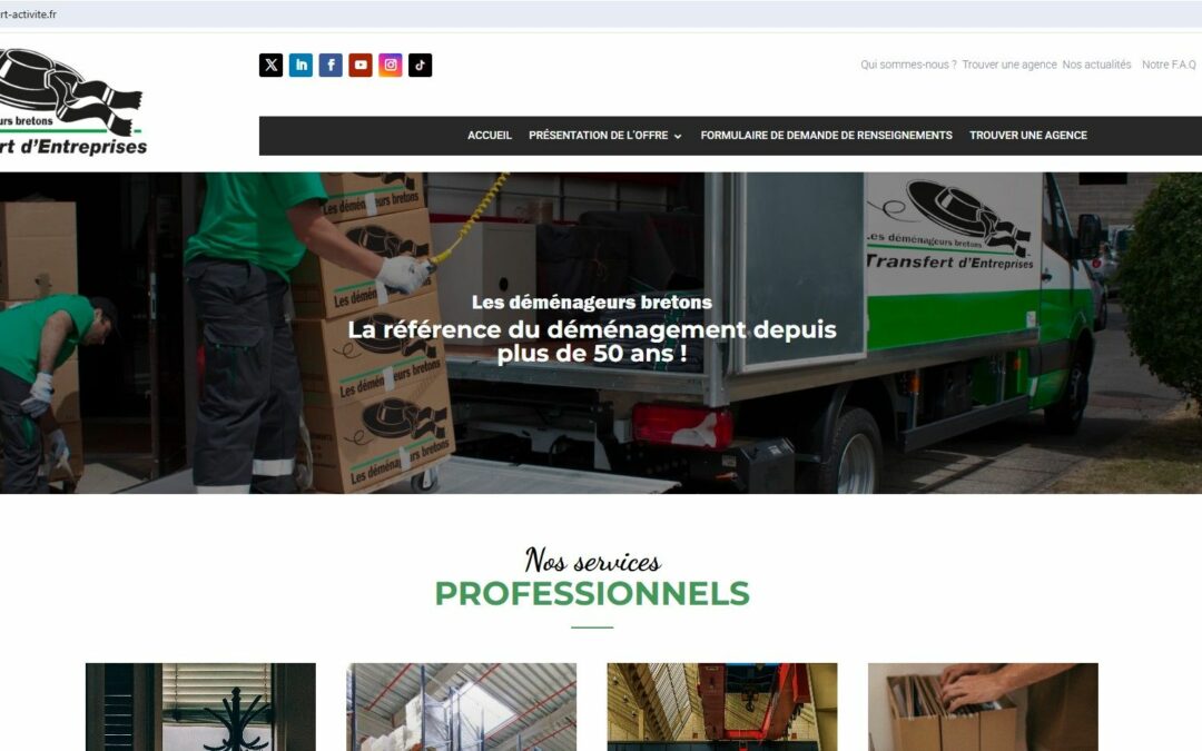 Des centaines de déménagements professionnels